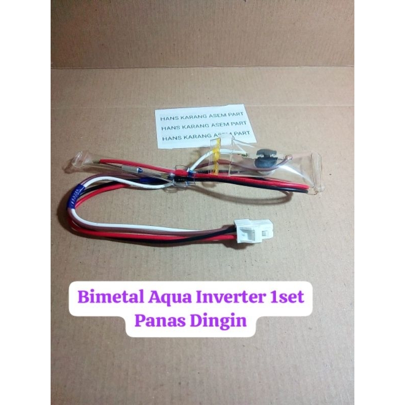 Defrost/Bimetal Kulkas 2Pintu Aqua Inverter