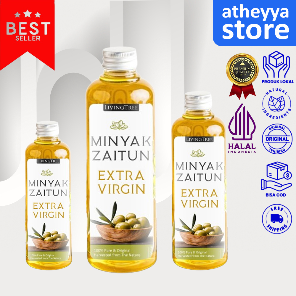 

Minyak Zaitun Extra Virgin Olive Oil 120ml Organic Premium Murni Asli 100% EVOO Ekstra Virgin Organik