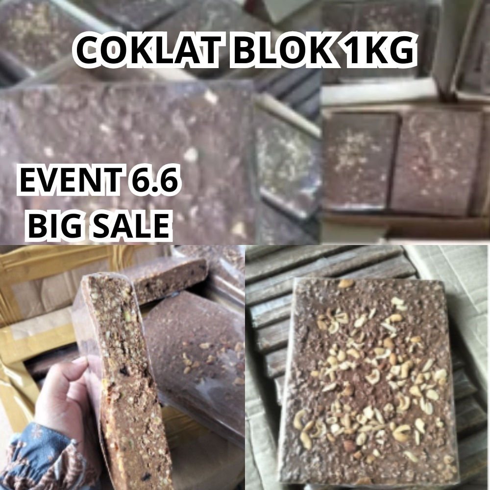 Coklat Blok Silverqueen 1kg Cokelat Kiloan Mix Milk Delfi isi kacang mede