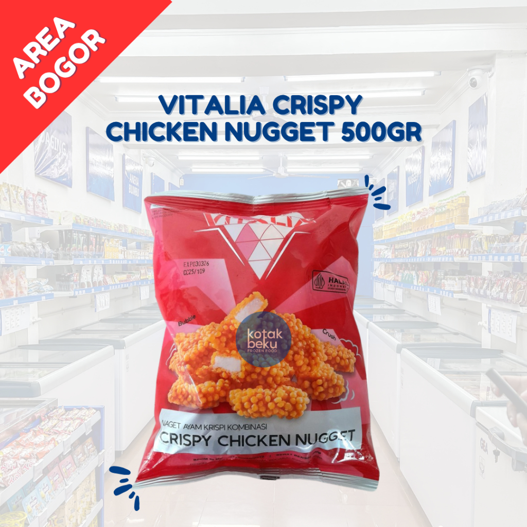 

VITALIA CRISPY CHICKEN NUGGET 500GR