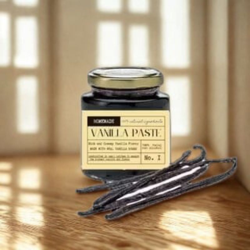 

Vanilla Pasta Halal 100gr- Pure Premium Gourmet Non Alkohol HomeMade