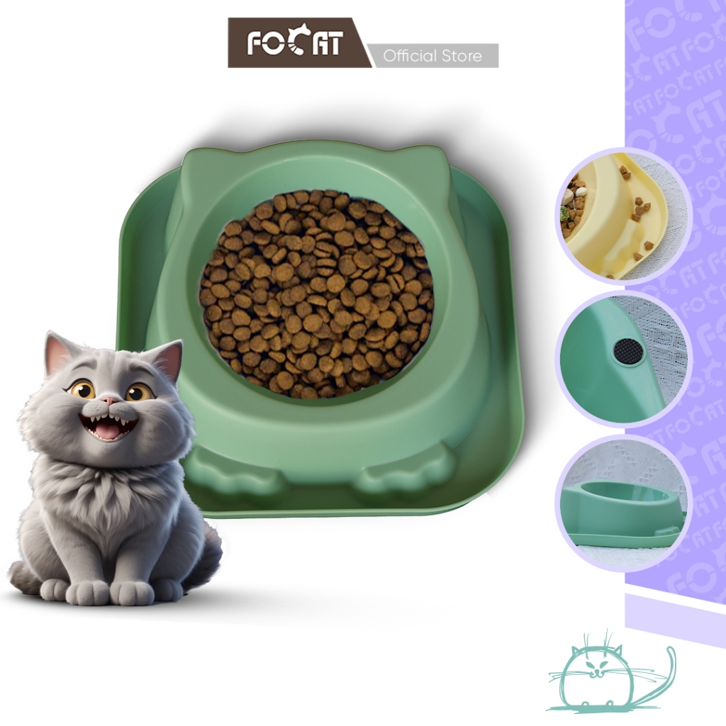 FOCAT Pet Feeder Bowl M32 Mangkuk Tempat Makan Kucing Anjing Hewan Peliharaan
