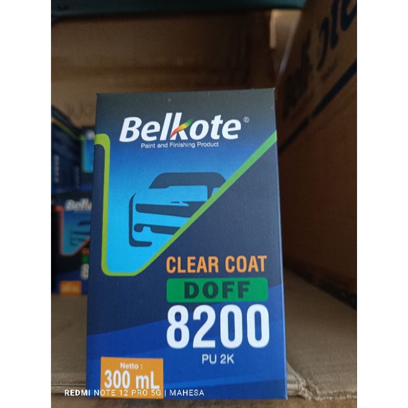 Clear Belkote 8200 Doff 200ml Hardener 50ml
