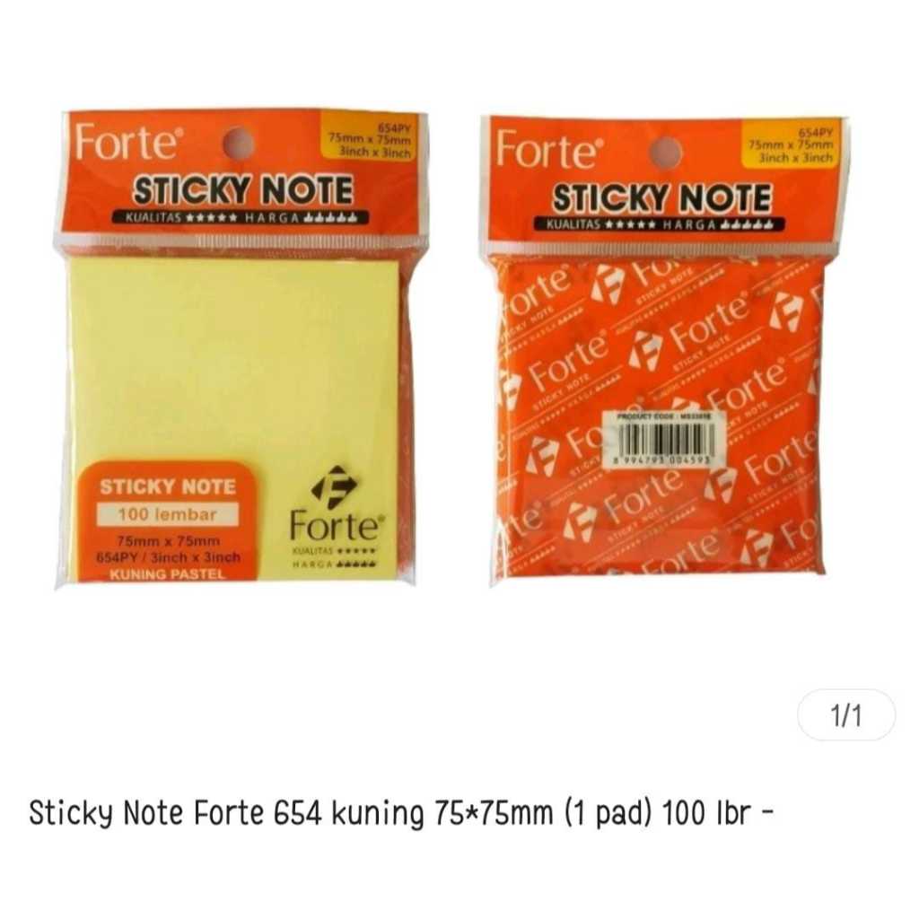 

Sticky Note Forte 654 isi 100