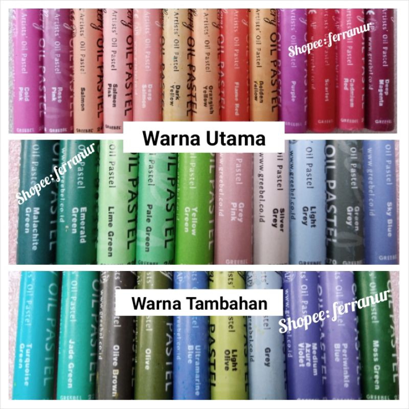 

Paket Crayon Greebel Artist 72 Warna