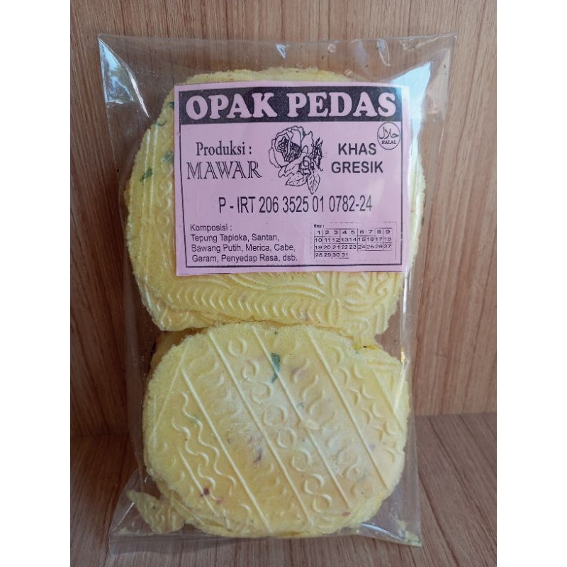 

opak jepit tipis cap mawar