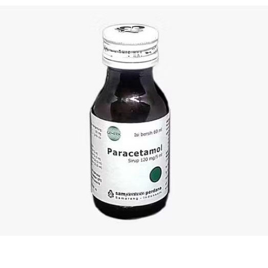 Paracetamol syr 60 ml Sampharindo -- Parasetamol sirup