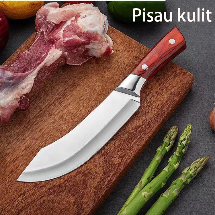 Jepang Chopper Daging Pisau Dapur Pisau Pisau Set Asli Stainless Buatan Jepang Pemotong Daging Tajam