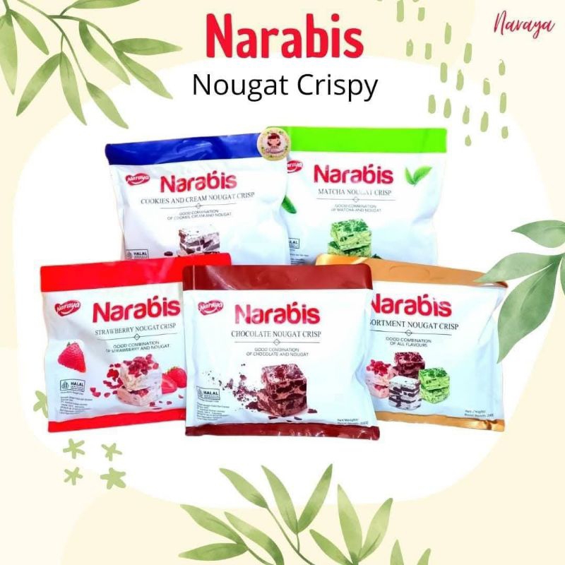 

Naraya narabis nougat crisp 200gr