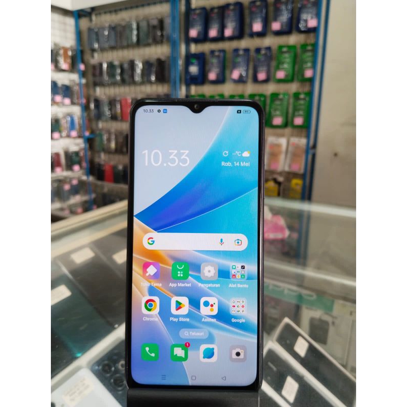 HP SECOND MURAH BERGARANSI OPPO A17 RAM 4+1/64 ONLY