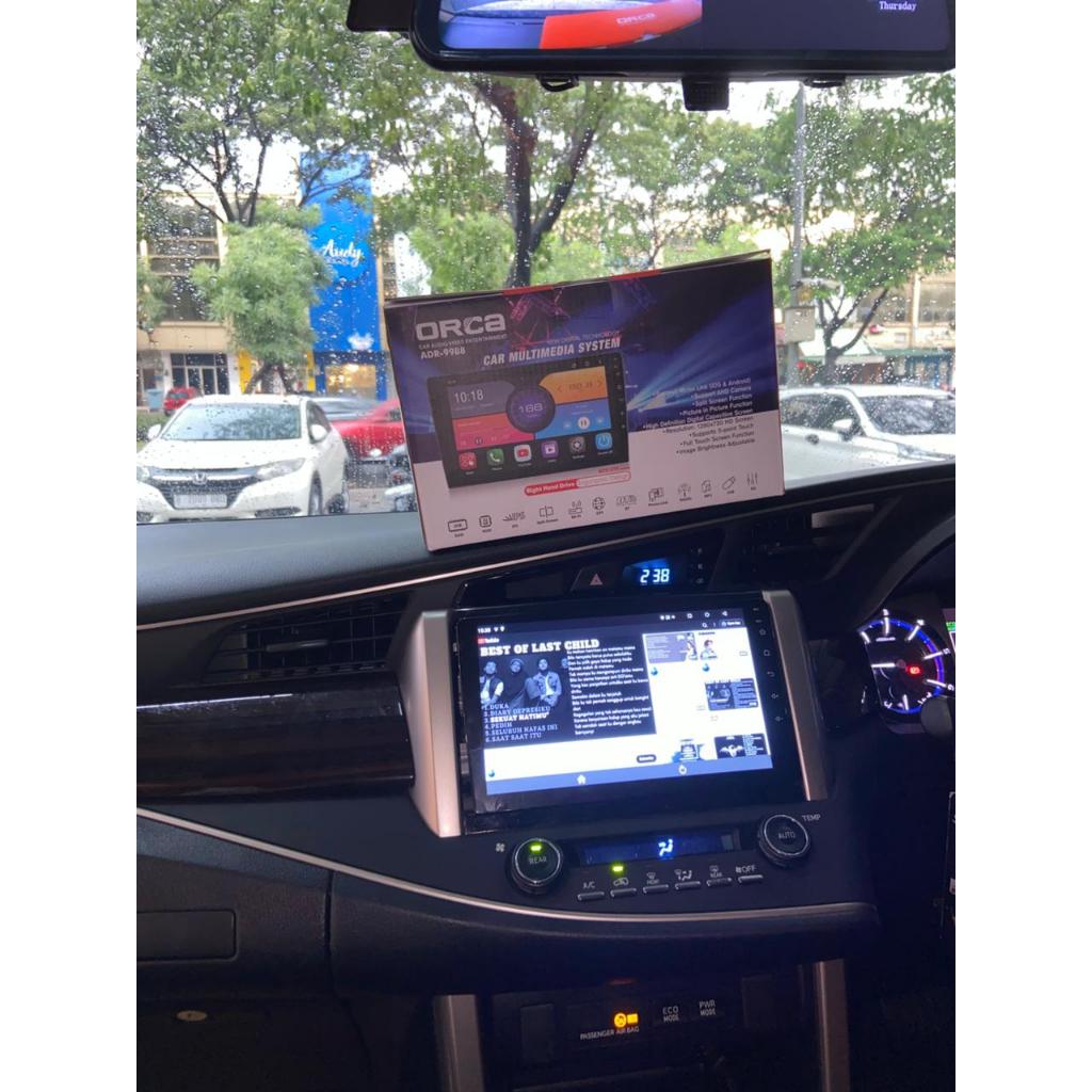 HEAD UNIT HEADUNIT DOUBLEDIN DOUBLE DIN ANDROID ORCA 9INCH INNOVA REBORN