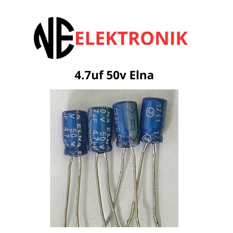 Elko Elco 4.7uf 50v ELNA