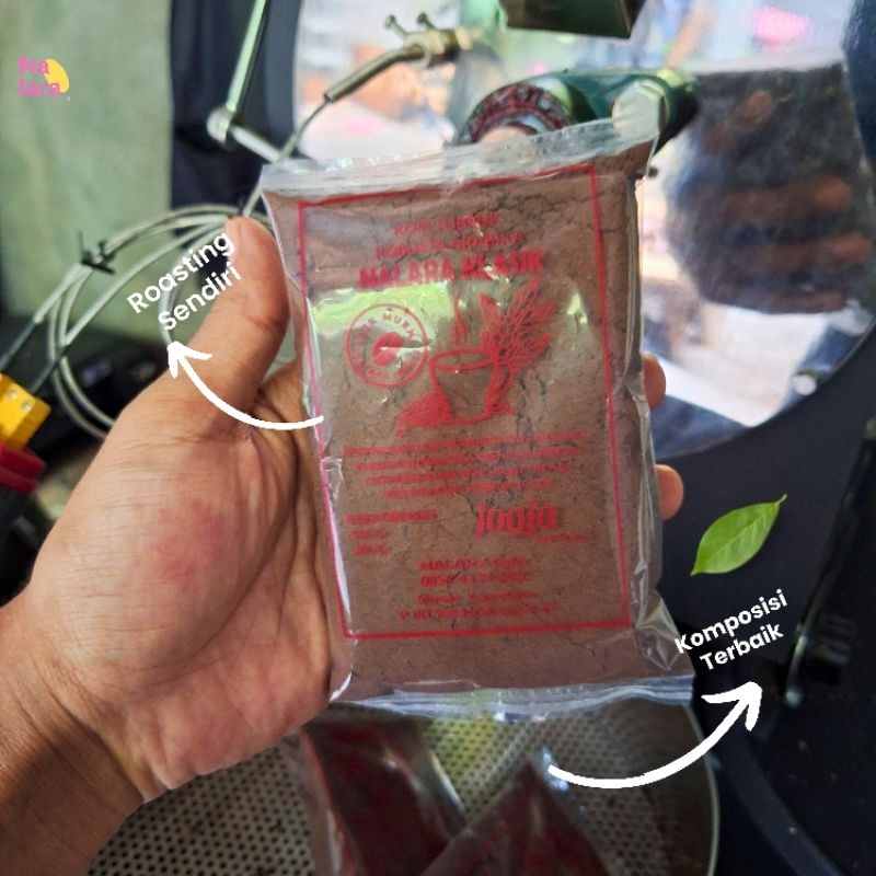 

Kopi Tubruk Klasik Bubuk Kopi Robusta dan Arabika Nalara Coffee