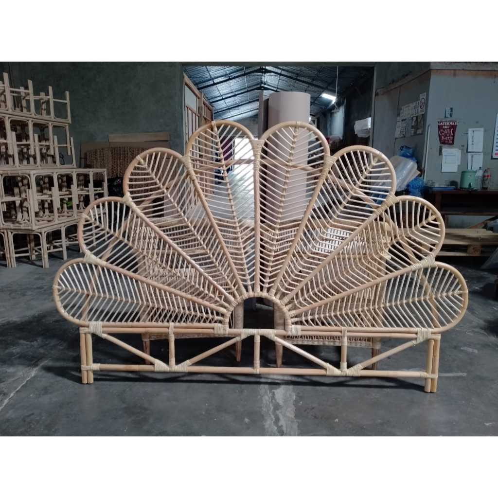 headboard rotan size dipan 180x200/headboard rotan size king 180cm