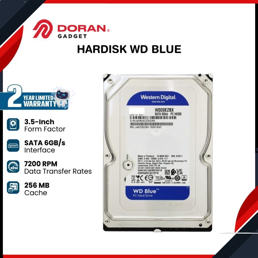 WD Caviar Blue 1TB 2TB 4TB 6TB 8TB - HDD Harddisk Internal PC Desktop