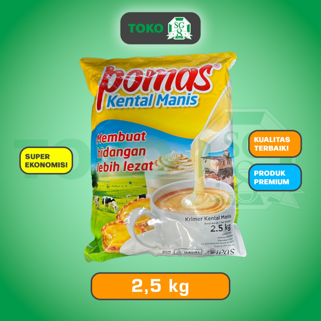 

Susu Kental Manis POMAS 2,5 Kg - TERMURAH