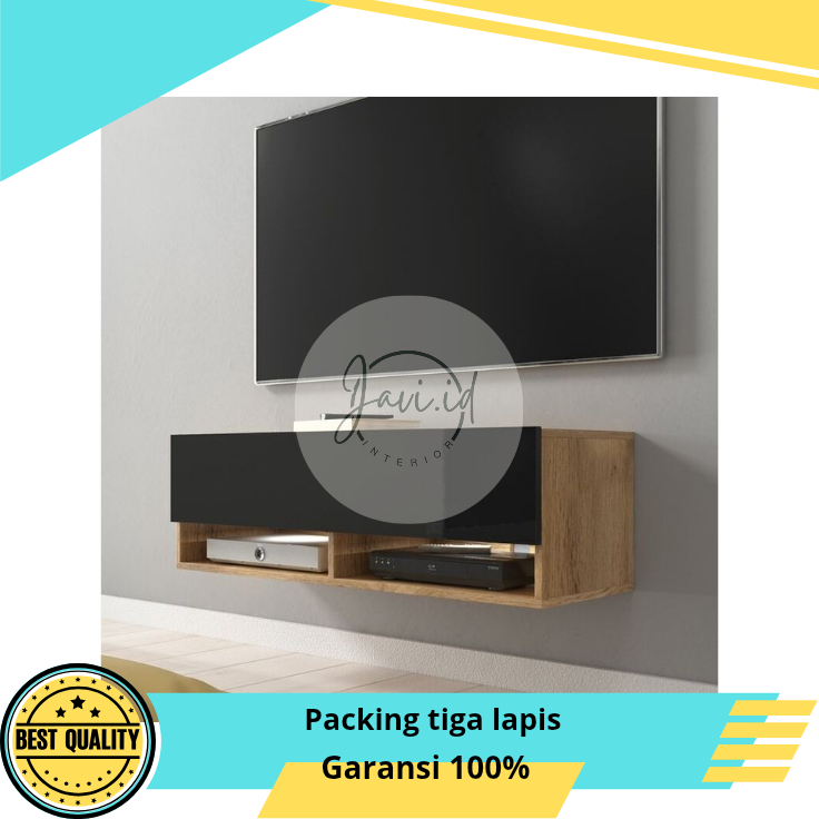 AG_083. Meja Tv Gantung. Laci Gantung. Laci penyimpanan