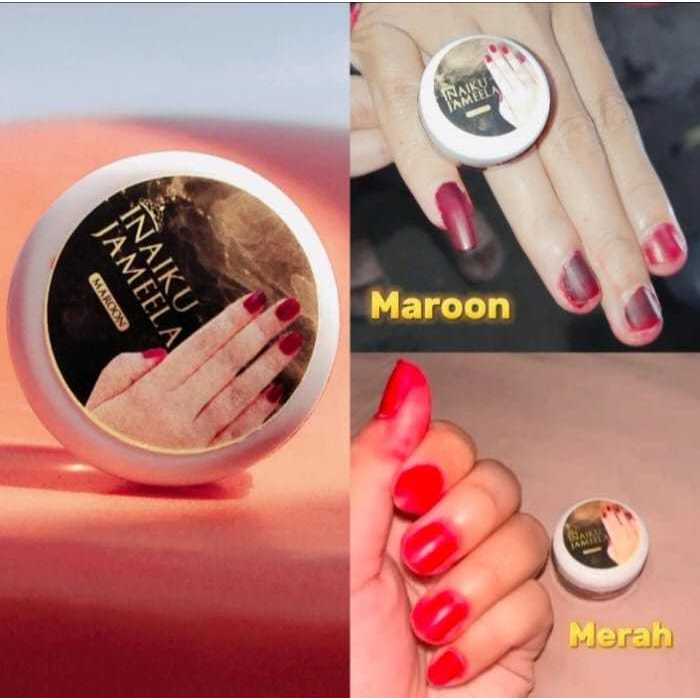 INAIKU JAMEELA INNAI KUKU JAMEELA KUTEK KUKU MUSLIMAH HALAL MERAH MAROON DAN HITAM