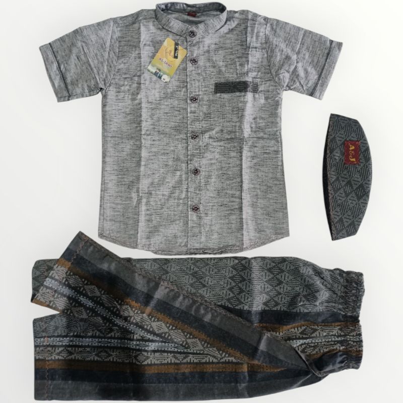 Koko sarkoci anak laki-laki lengan pendek by A&J