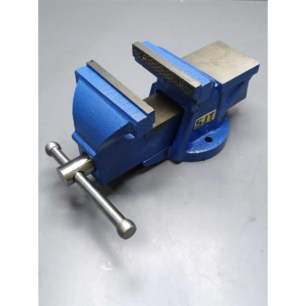 Ragum Bais Meja SJT 5" Bench Vise - Bais Catok Besi 5Inch