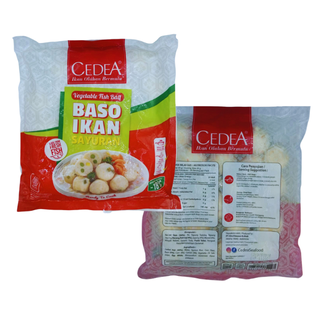 

(SMM) Cedea Bakso Ikan Isi Sayuran 500GRAM