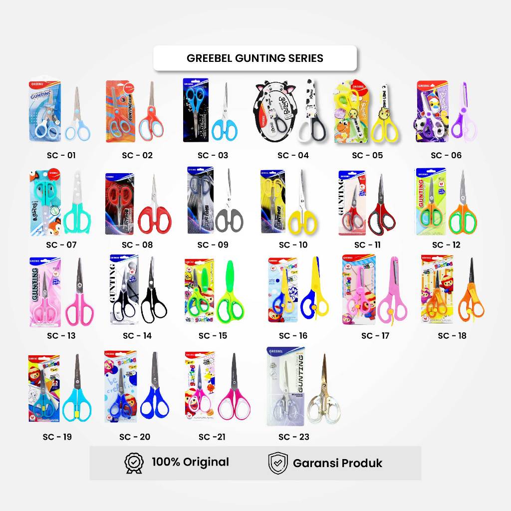 

Gunting Kecil Anak Sekolah / Gunting Mini / Gunting Karakter (Varian)