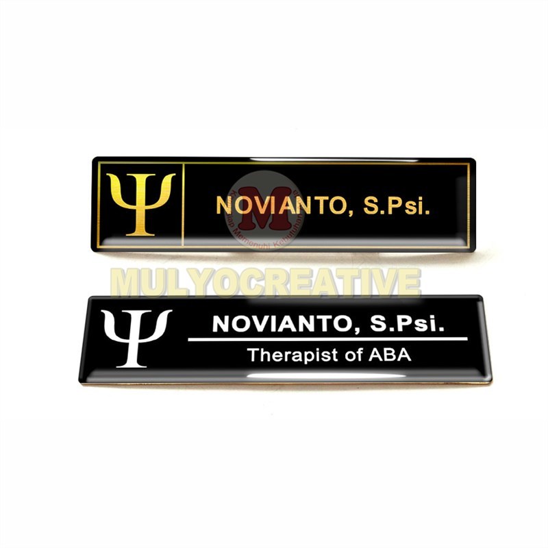 

PAPAN NAMA DADA PSIKOLOGI NAMETAG - NAME TAG THERAPIST