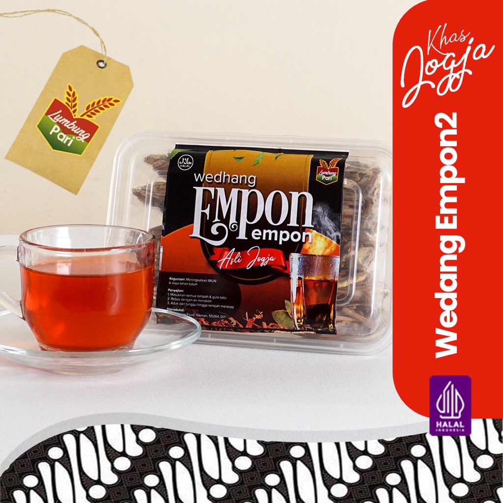 

Wedang Empon-empon temulawak siap seduh isi 10, ORGANIK rempah minuman