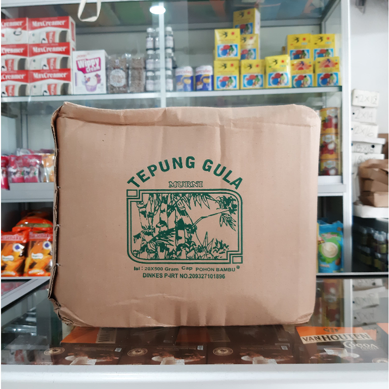 

Tepung Gula Halus Cap Bambu 500gr x 20pack Per 1 Karton
