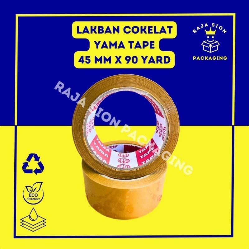 

Lakban Cokelat Selotip Cokelat YAMA 45MM X 90 Yard / Lakban 2 Inc ( Besar )