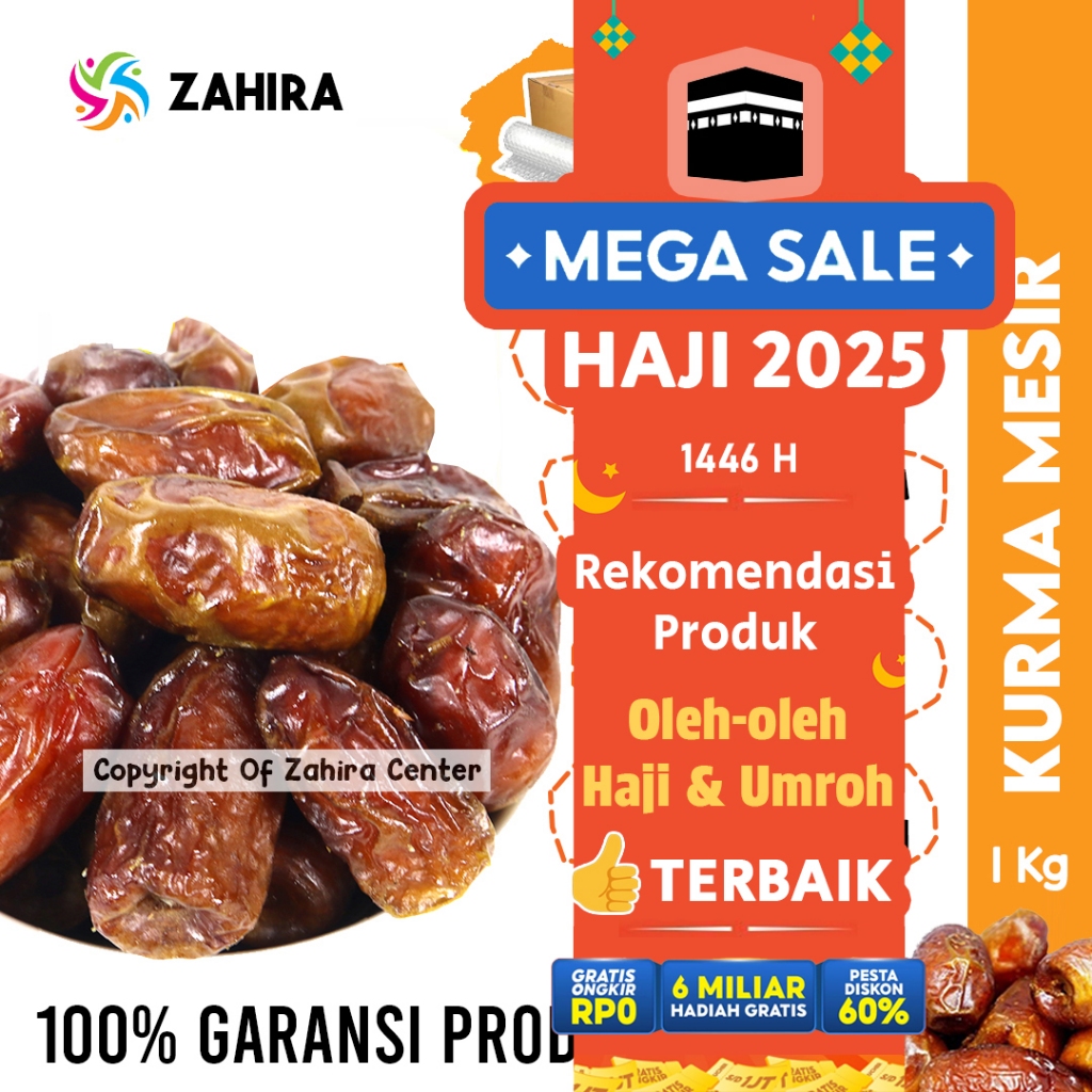 

Kurma Basah Mesir 1KG Madu Golden Valley Gizza Rehab Sukari Ajwa Untuk Puasa & Nabeez Enak Premium