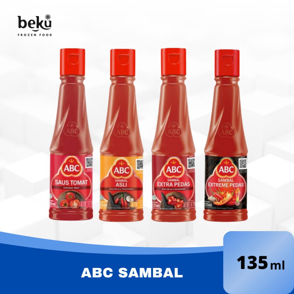

[SOLO, JAWA TENGAH] ABC SAMBAL ASLI / SAMBAL EXTRA PEDAS / SAMBAL EXTREME PEDAS (135ml)