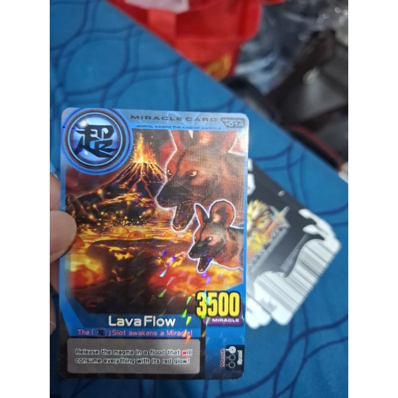 Animal Kaiser Plus Miracle Card Lava Flow