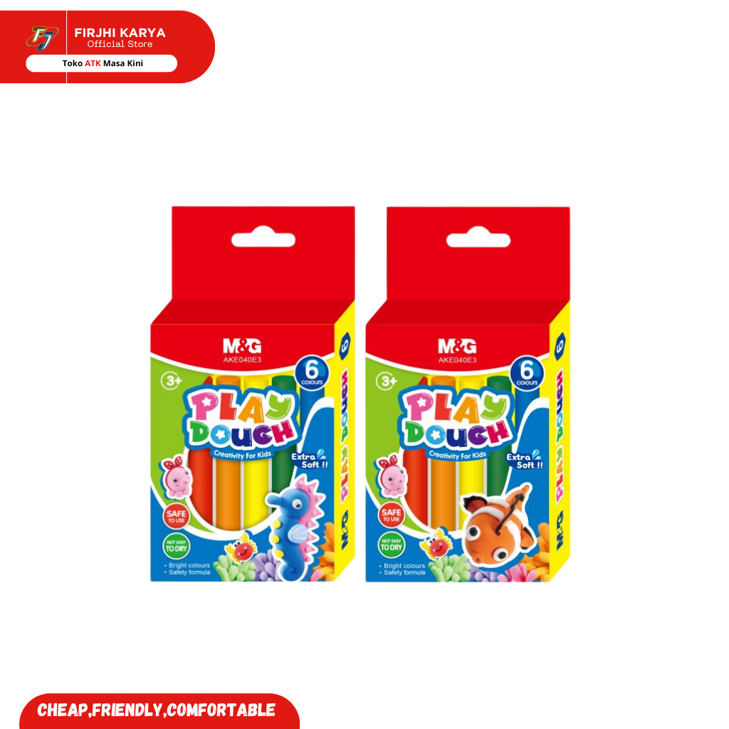 

M&G 6colours blister modeling clay 040E5