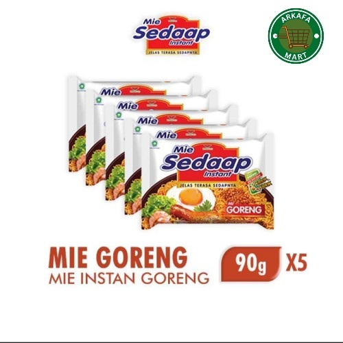 

mie instan sedaap goreng [ 5 pcs x 90 gram ]