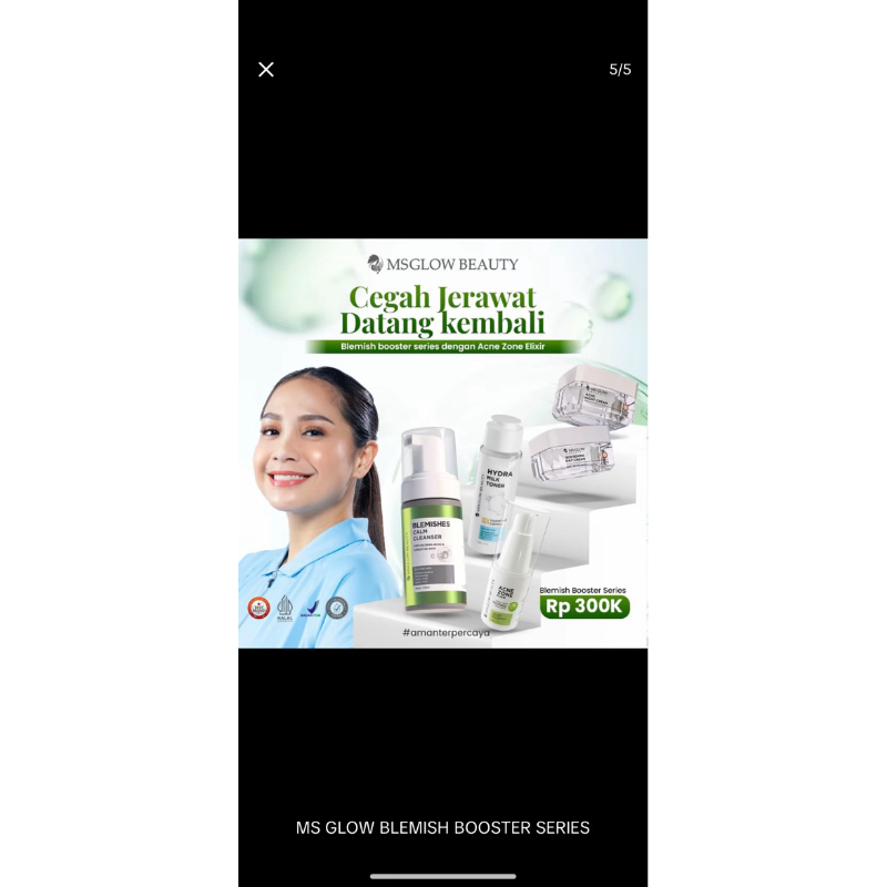 MS GLOW BLEMISH BOOSTER SERIES ACNE