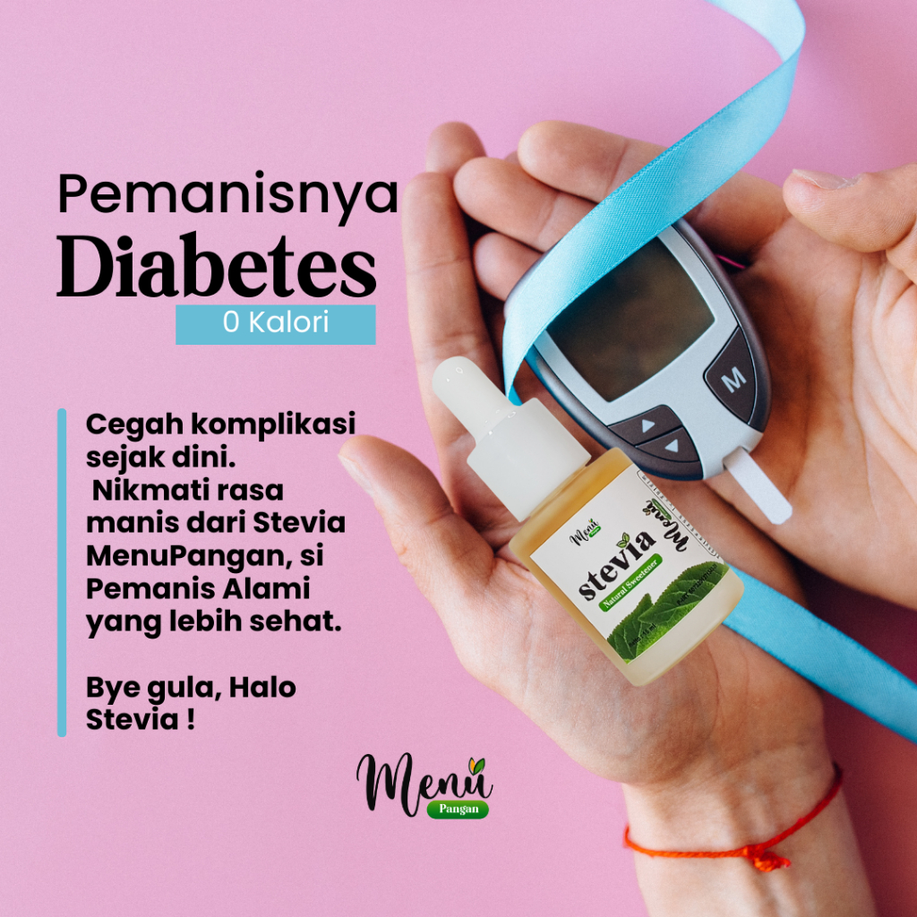 

Stevia MenuPangan Natural Sweetener 5mL - Gula STEVIA TETES CAIR Pemanis Alami Diabetes / Diet