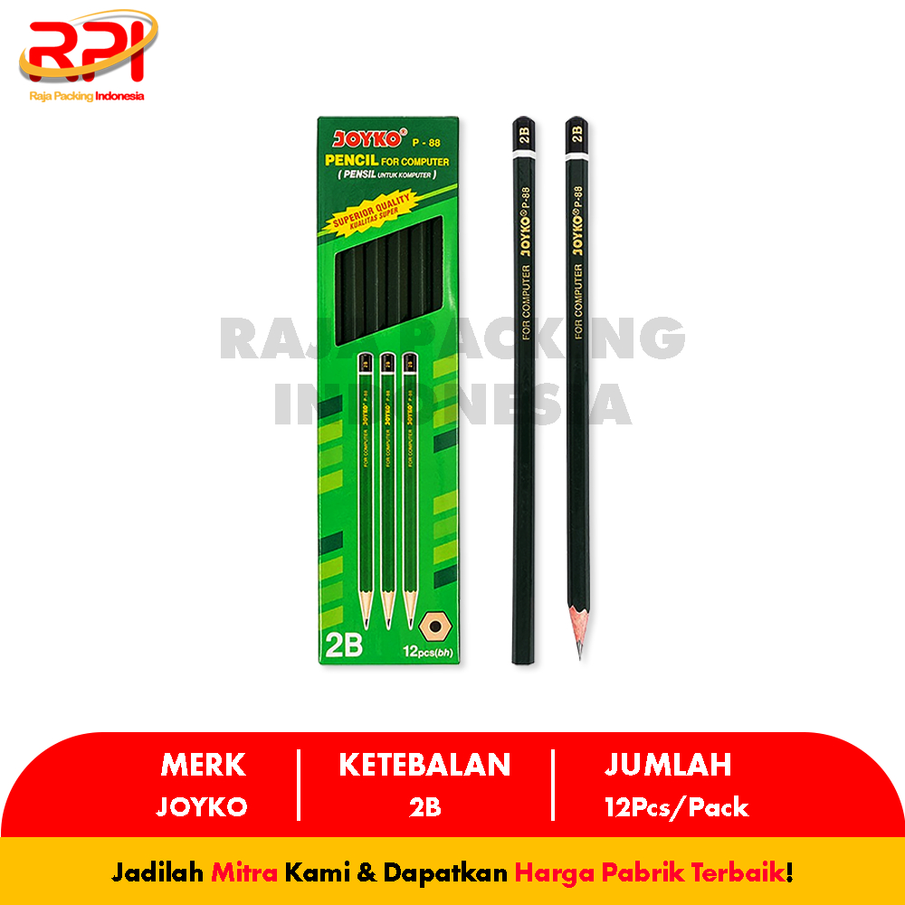 

Pensil 2B JOYKO (12 Pcs) RAJA PACKING INDONESIA
