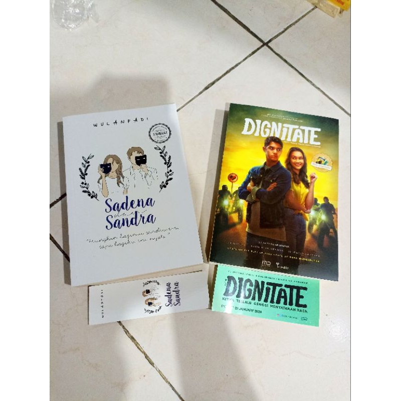 OBRAL BUKU MURAH ORIGINAL / NOVEL REMAJA / 1 PAKET 2 BUKU / SADENA DAN SANDRA / DIGNITATE / ROMANCE 