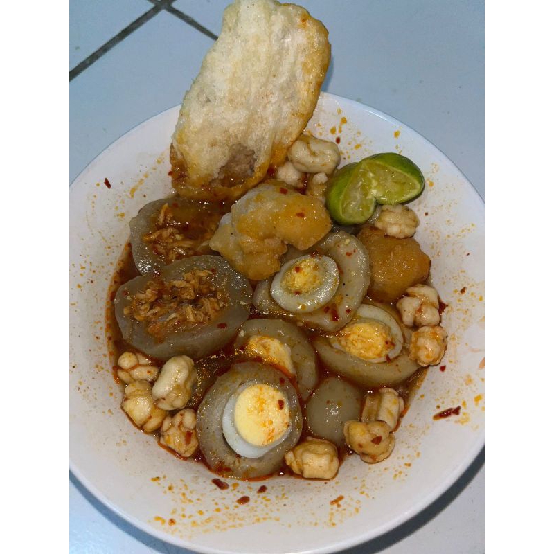 

Bacil (baso aci bocil) isi telur puyuh & ayam suwir premium