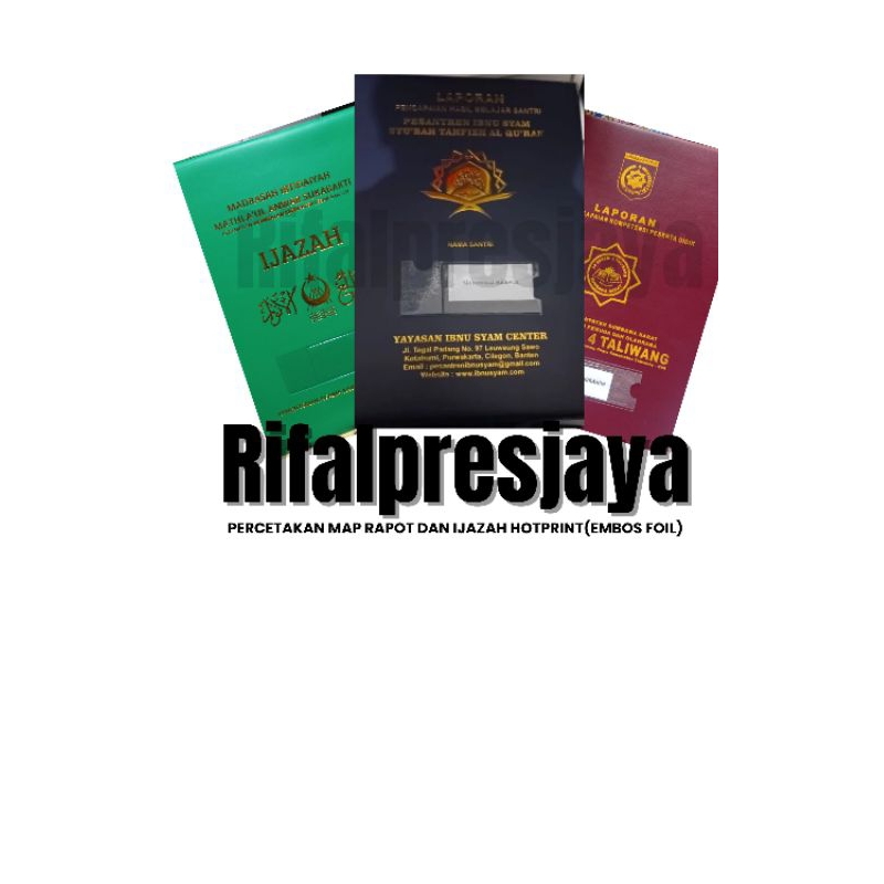 

COVER MAP IJAZAH DAN RAPOT HOTPRINT(EMBOS FOIL)