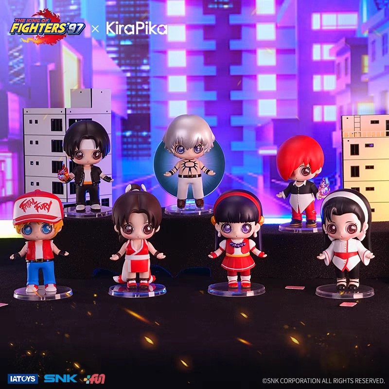 KiraPika x king of fighters KOF 97 mini figure blind box anime skin mlbb