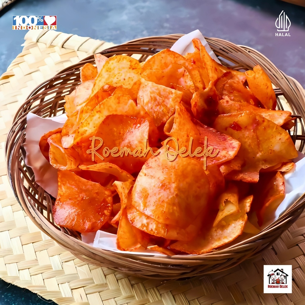 

Keripik Singkong Premium Pedas 100gr – Kriuk Gurih, Bumbu Melimpah!