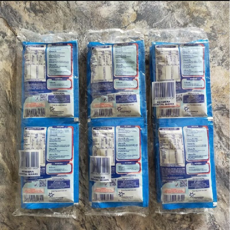 

susu Frisian flag 1 pak isi 6 sachet