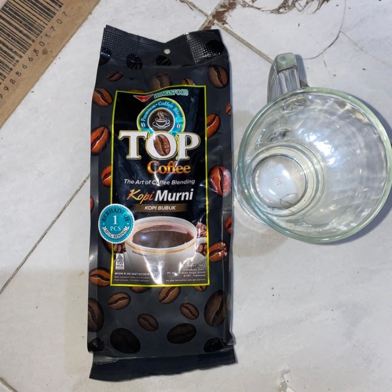 

Kopi bubuk Top Murni 185gr berhadiah 1 buah gelas kaca