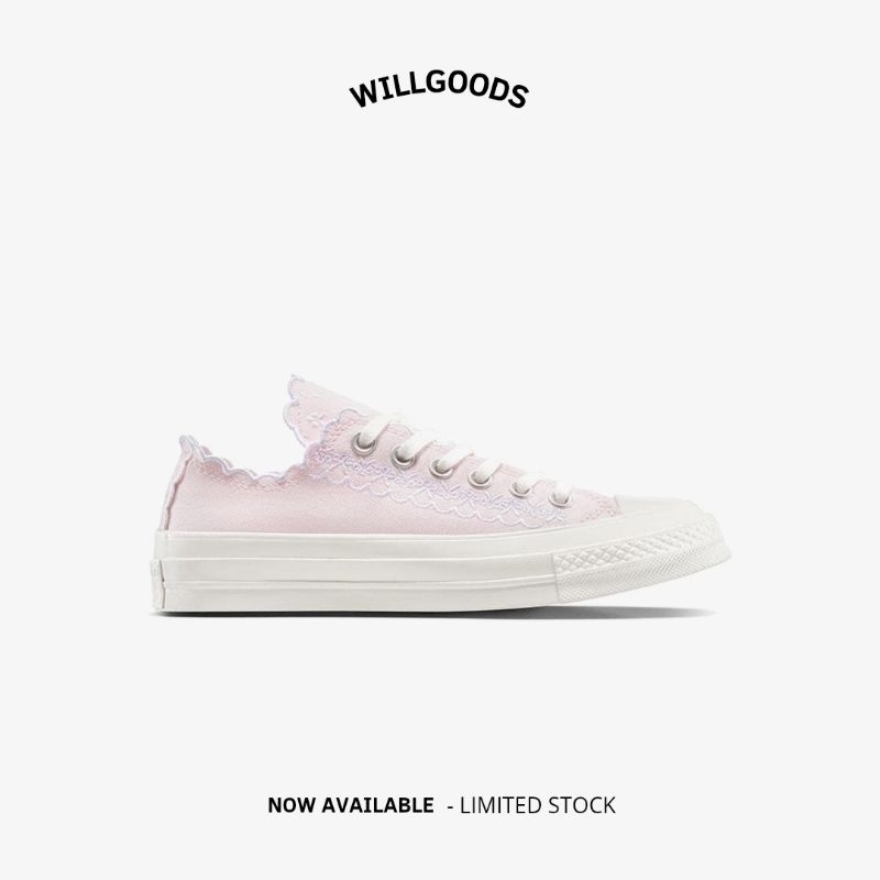 Converse Chuck 70 Pink Berry Floral Embroidery Original Resmi