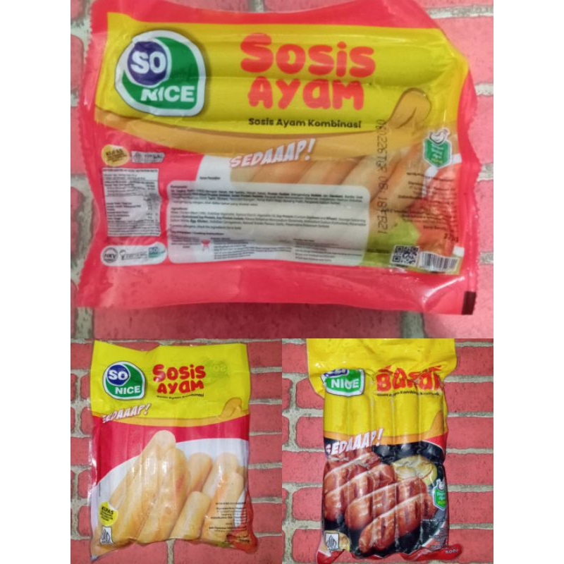 

SoNice Sosis Ayam (375gr & 500gr)
