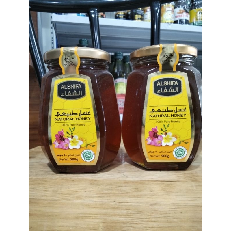 

> Madu Al Shifa Natural Honey 500gr – Madu Asli Import Arab Saudi – Madu Hutan Premium