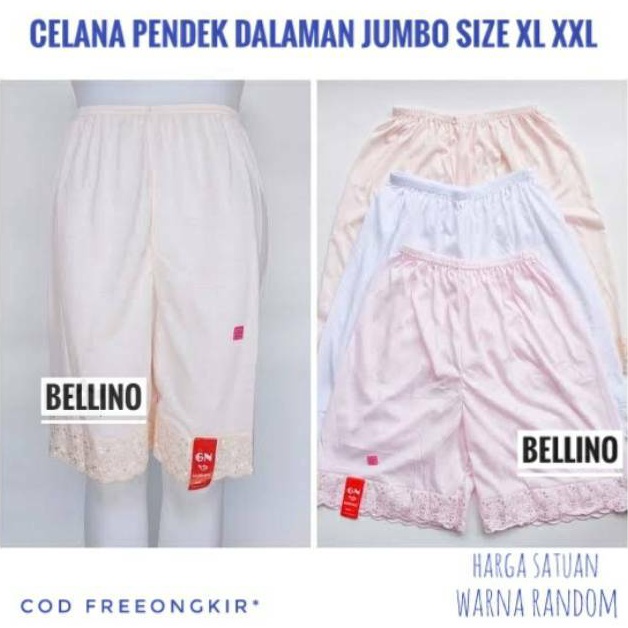 KODE I29O Celana Dalaman Short Androk Kulot Pendek Muat Jumbo Yutind Golden Nick By Belbra