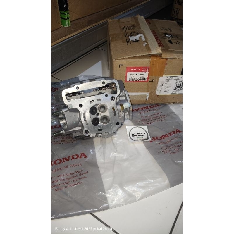 CYLINDER HEAD ASSY HONDA SONIC CBR NEW 150 ORIGINAL AHM 1200A-K56-N00
